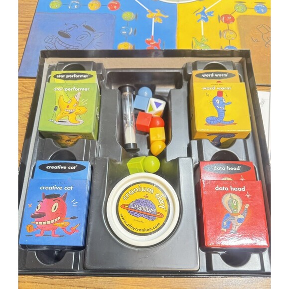 Cranium The Game 4 Your Whole Brain 1998 Outrageous Game Board‎ - Picture 7 of 13